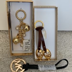💝NEW Authentic x3  Michael Kors TAGS Gold & black gold